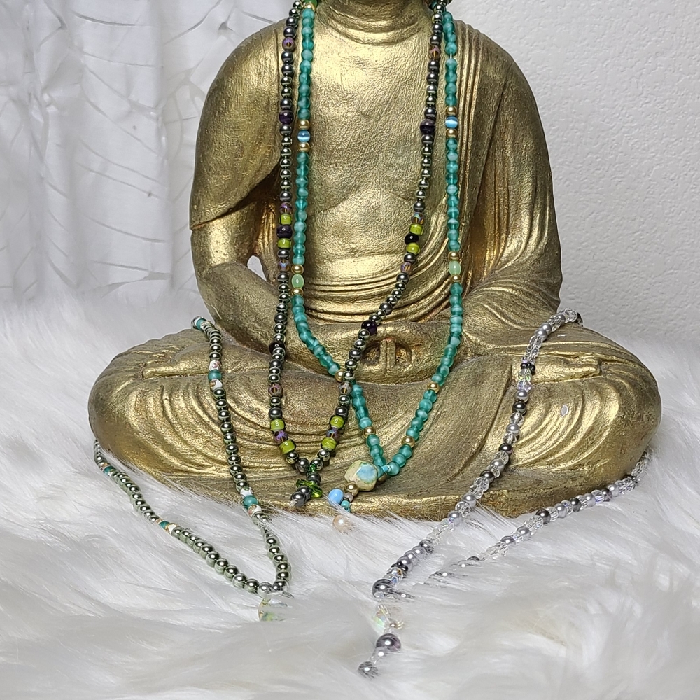 Mala beads necklace bracelet meditation 108 beads - Picture 5 of 5